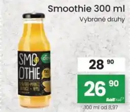 Kubík potraviny Smoothie nabídka