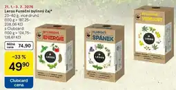 Tesco Leros Funkční bylinný čaj, 20-40 g, více druhů nabídka
