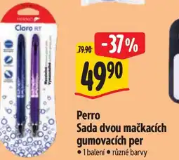 Albert Perro Sada dvou mačkacích gumovacích per nabídka