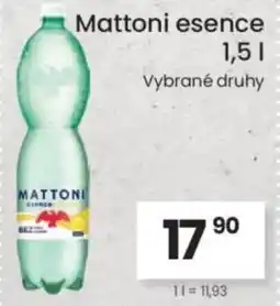 Kubík potraviny Mattoni esence nabídka
