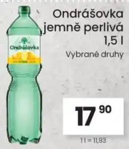 Kubík potraviny Ondrášovka jemně perlivá nabídka