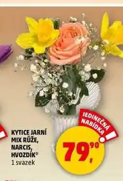 Penny Market KYTICE JARNÍ MIX RŮŽE, NARCIS, HVOZDÍK, 1 svazek nabídka