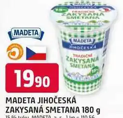 Trefa Madeta Jihočeská zakysaná smetana 15 % nabídka