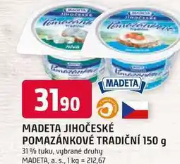 Trefa MADETA JIHOČESKÉ POMAZÁNKOVÉ TRADIČNÍ 150 g 31% nabídka