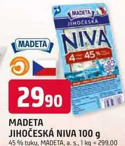 Trefa MADETA JIHOČESKÁ NIVA 100 g 45% tuku nabídka