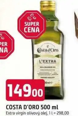 Trefa COSTA D'ORO 500 ml Extra virgin olivový olej nabídka