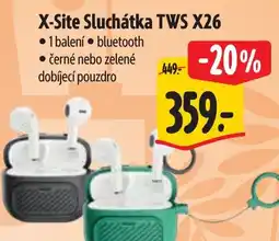 Albert X-Site Sluchátka TWS X26 nabídka