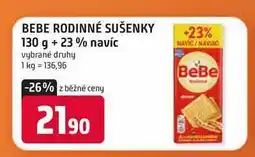 Trefa BEBE RODINNÉ SUŠENKY 130 g + 23% navíc nabídka