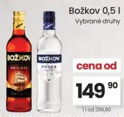 Kubík potraviny Božkov nabídka