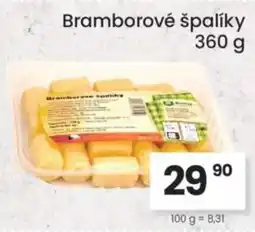 Kubík potraviny Bramborové špalíky nabídka
