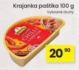 Kubík potraviny Krajanka paštika nabídka