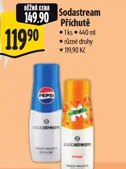 Albert Sodastream Příchutě nabídka