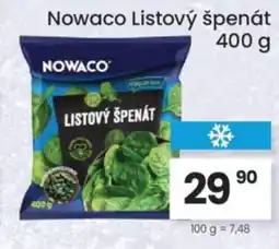 Kubík potraviny NOWACO Listový špenát nabídka