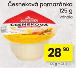 Kubík potraviny Váhala Česneková pomazánka nabídka