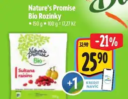 Albert Nature's Promise Bio Rozinky nabídka
