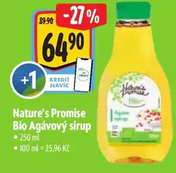 Albert Nature's Promise Bio Agávový sirup nabídka
