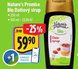 Albert Nature's Promise Bio Datlový sirup nabídka