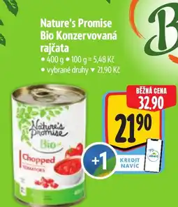 Albert Nature's Promise Bio Konzervovaná rajčata nabídka