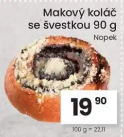 Kubík potraviny Makový koláč se švestkou nabídka