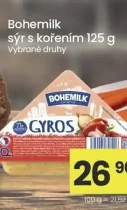 Kubík potraviny Bohemilk sýr s kořením nabídka