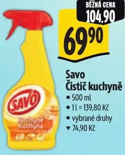 Albert Savo Čistič kuchyně nabídka