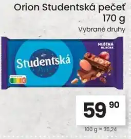 Kubík potraviny Orion Studentská pečeť nabídka