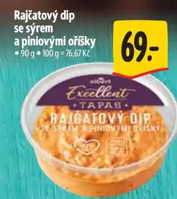 Albert Rajčatový dip se sýrem a piniovými oříšky nabídka