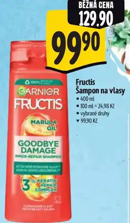 Albert Fructis Šampon na vlasy nabídka