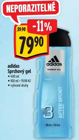 Albert Adidas Sprchový gel nabídka