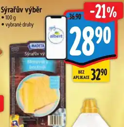 Albert Madeta Sýrařův výběr nabídka