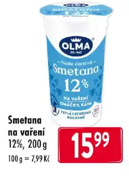 Qanto Olma Smetana na vaření 12% nabídka