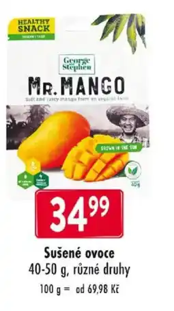 Qanto Sušené ovoce nabídka