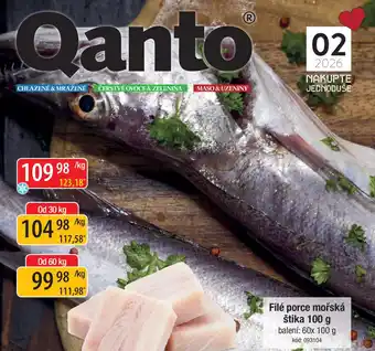 Filé porce mořská štika