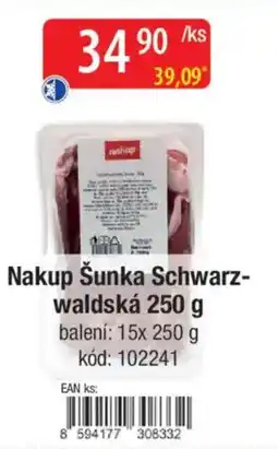 Qanto Nakup Šunka Schwarz- waldská nabídka
