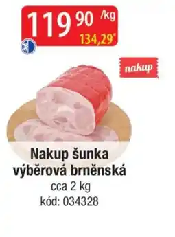Qanto Nakup šunka výběrová brněnská nabídka