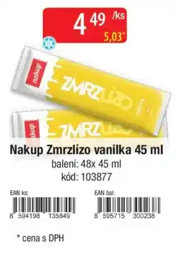 Qanto Nakup Zmrzlízo vanilka nabídka
