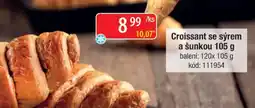 Qanto Croissant se sýrem a šunkou nabídka