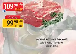 Qanto Vepřová krkovice bez kosti nabídka