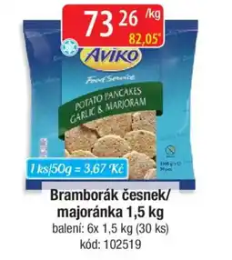 Qanto Aviko Bramborák česnek/ majoránka nabídka