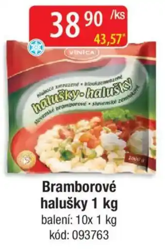 Qanto Vinica Bramborové halušky nabídka