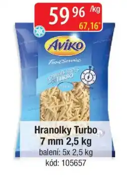 Qanto Aviko Hranolky Turbo 7 mm nabídka