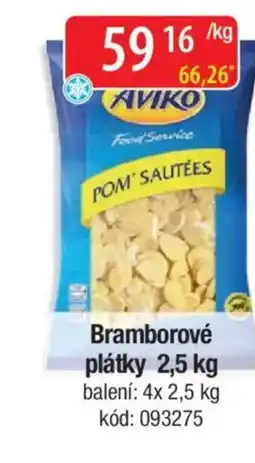 Qanto Aviko Bramborové plátky nabídka