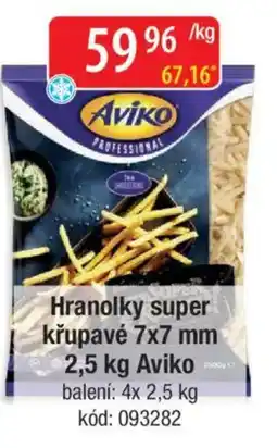 Qanto Aviko Hranolky super křupavé 7x7 mm nabídka