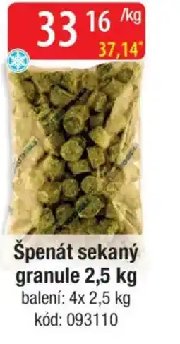 Qanto Špenát sekaný granule nabídka