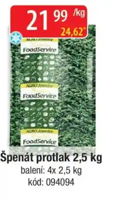 Qanto Špenát protlak nabídka