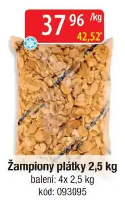 Qanto Žampiony plátky nabídka