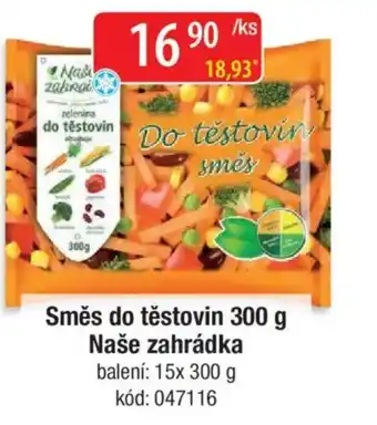 Qanto Směs do těstovin Naše zahrádka nabídka