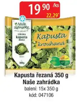Qanto Kapusta řezaná Naše zahrádka nabídka
