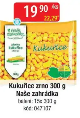 Qanto Kukuřice zrno Naše zahrádka nabídka