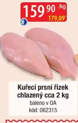 Qanto Kuřecí prsní řízek chlazený nabídka